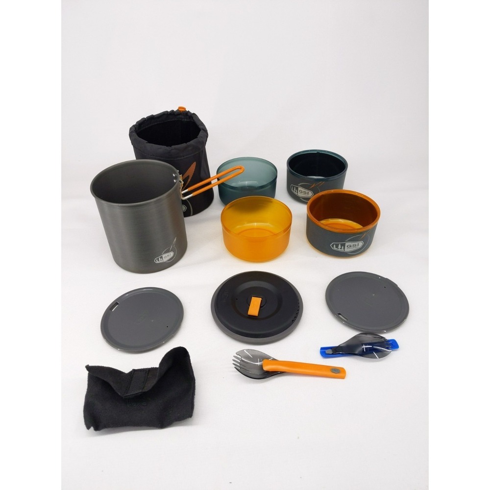 GSI Outdoors Halulite Microdualist Nesting Camping Cook Set